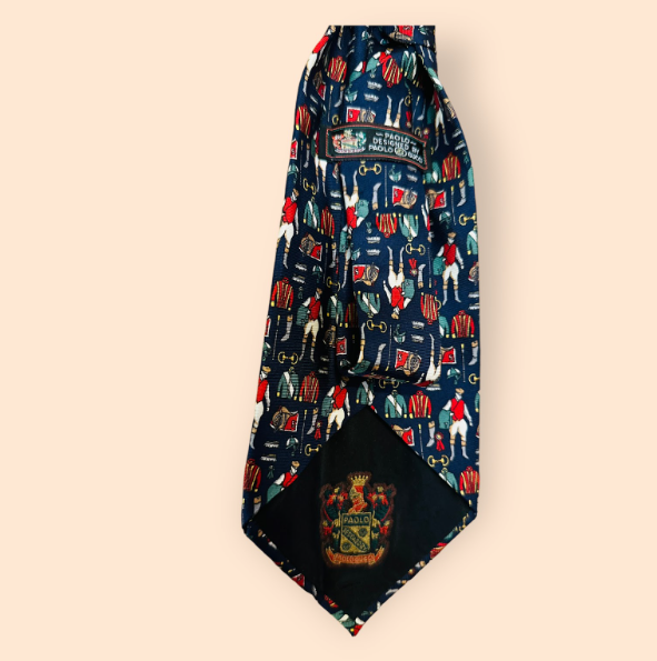 Vintage Jockey Necktie by Paolo Gucci