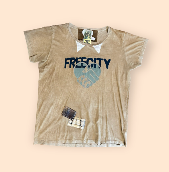 Resurrected Free City Hamsa tee