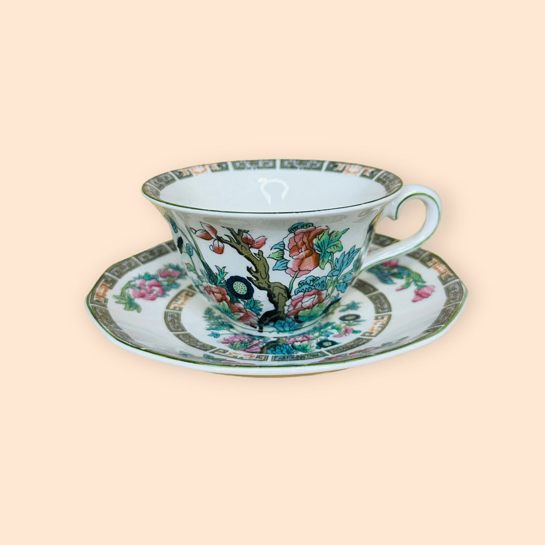 Antique Myott Son & Co Teacup And Saucer