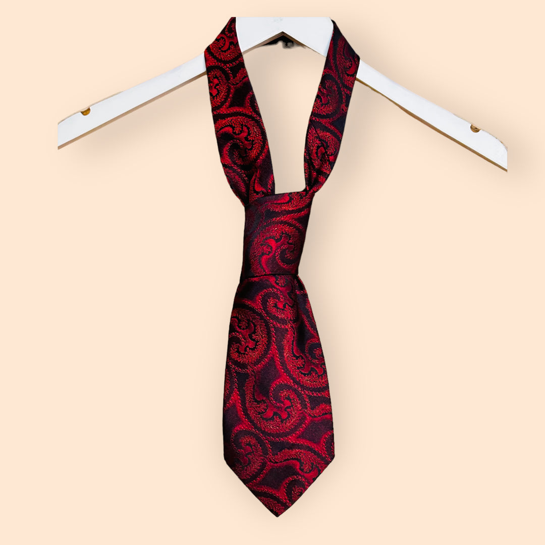 Vintage Red And Navy Gucci Necktie