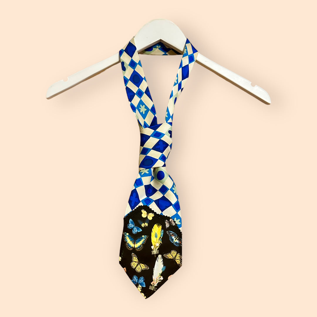 Vintage YSL Necktie with Applique