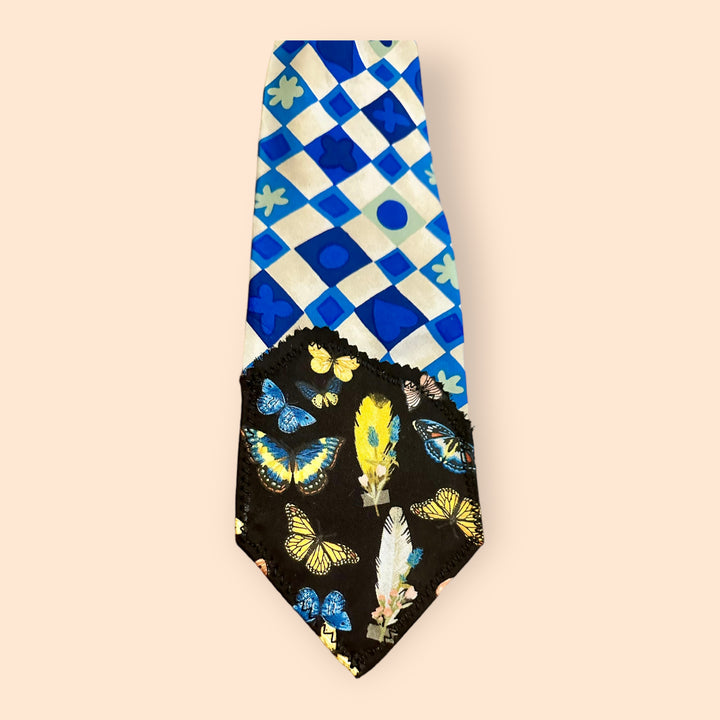 Vintage YSL Necktie with Applique