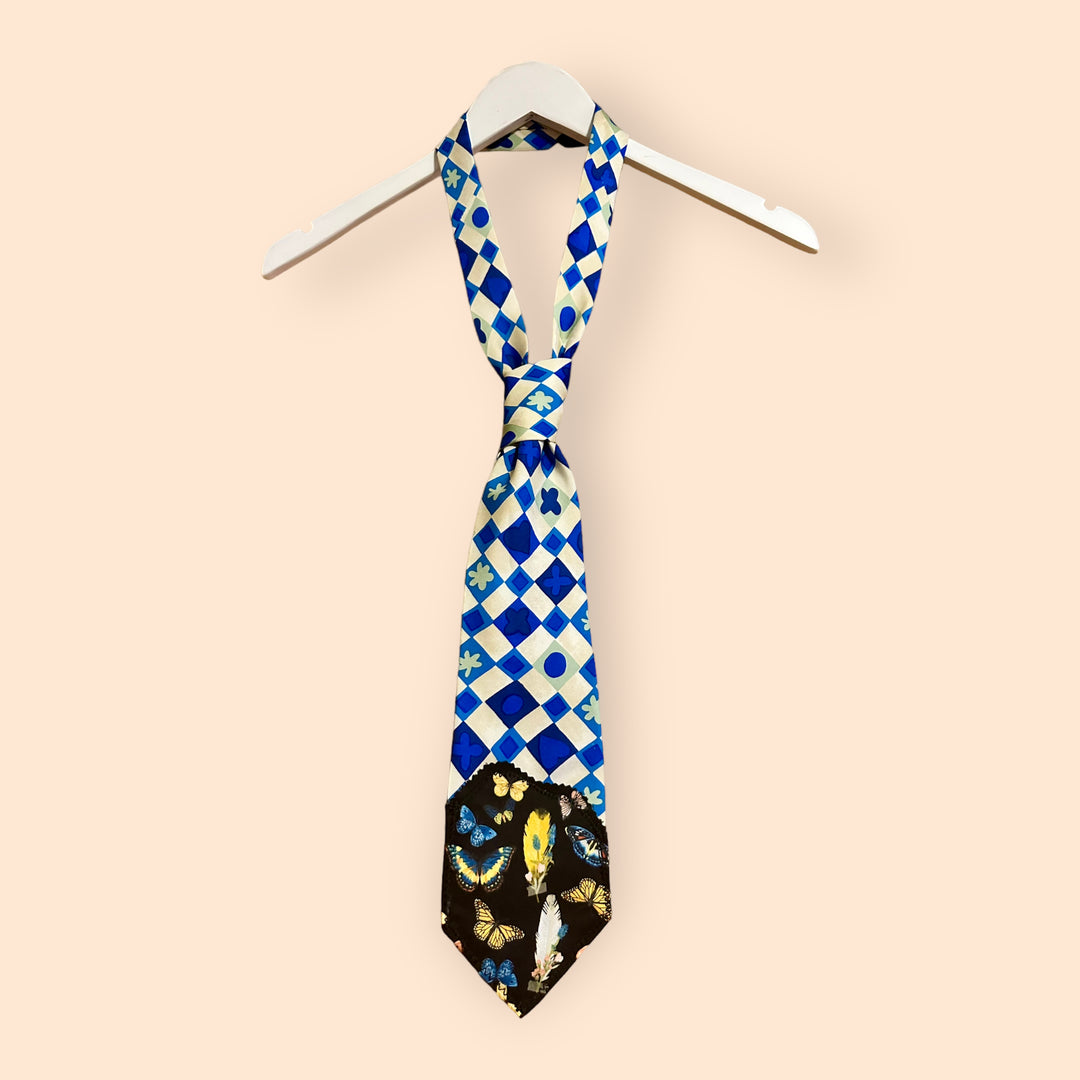 Vintage YSL Necktie with Applique